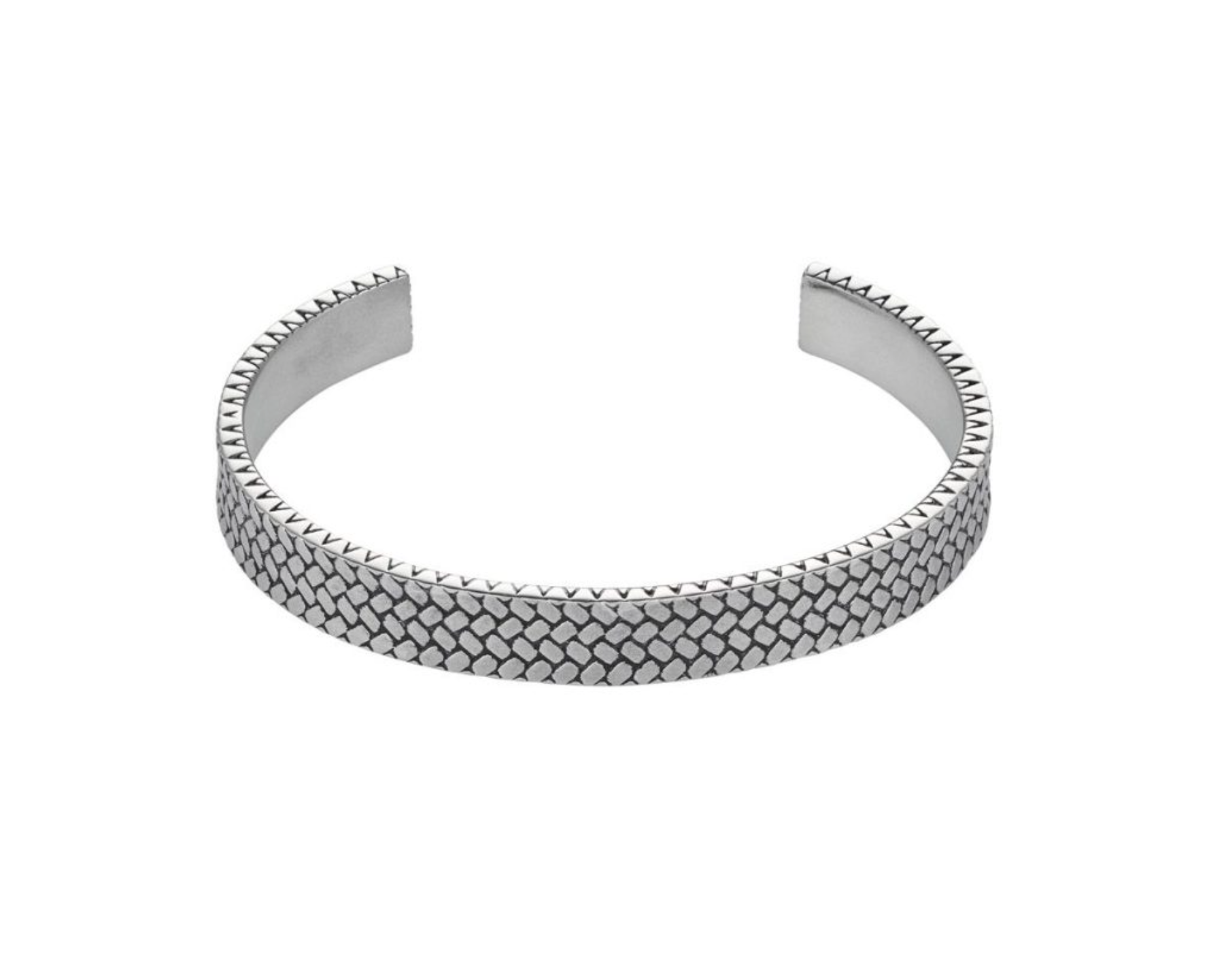 Mens Tyre Pattern Steel Bracelet