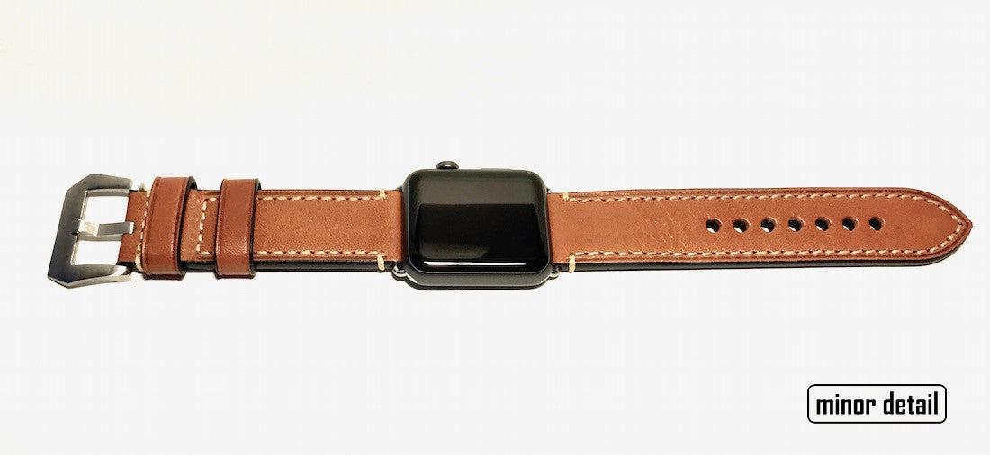 42mm apple watch strap brown leather