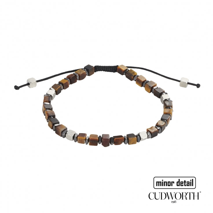 Men’s Tiger Eye Stone Beaded Bracelet by Cudworth Sydney