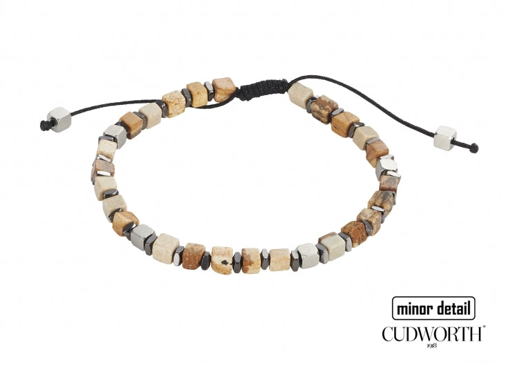 Men’s stackable Semi Precious Stone Bracelet from Cudworth Jewellery