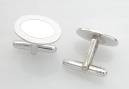 Bordered Circular Cufflinks