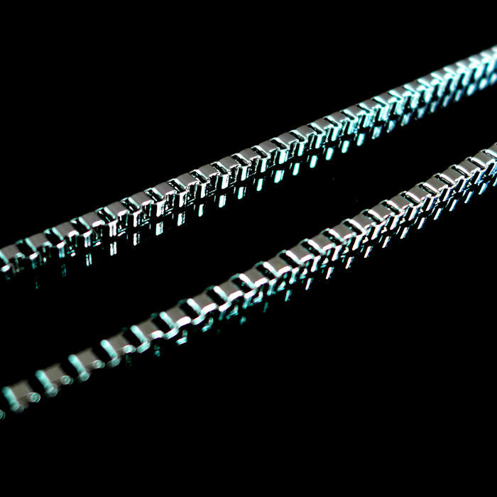 Mens Box Chain Necklace