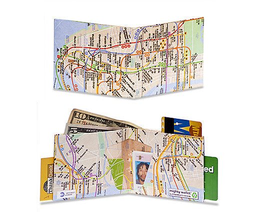 'NYC Subway Map' Mighty Wallet