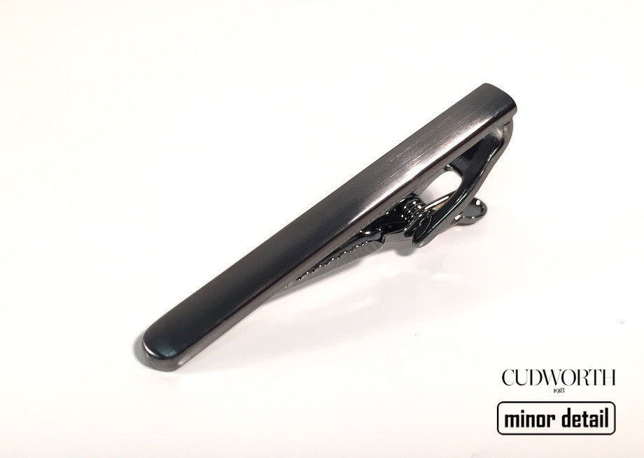 Gun Metal Tie Bar by Cudworth Men's Jewellery