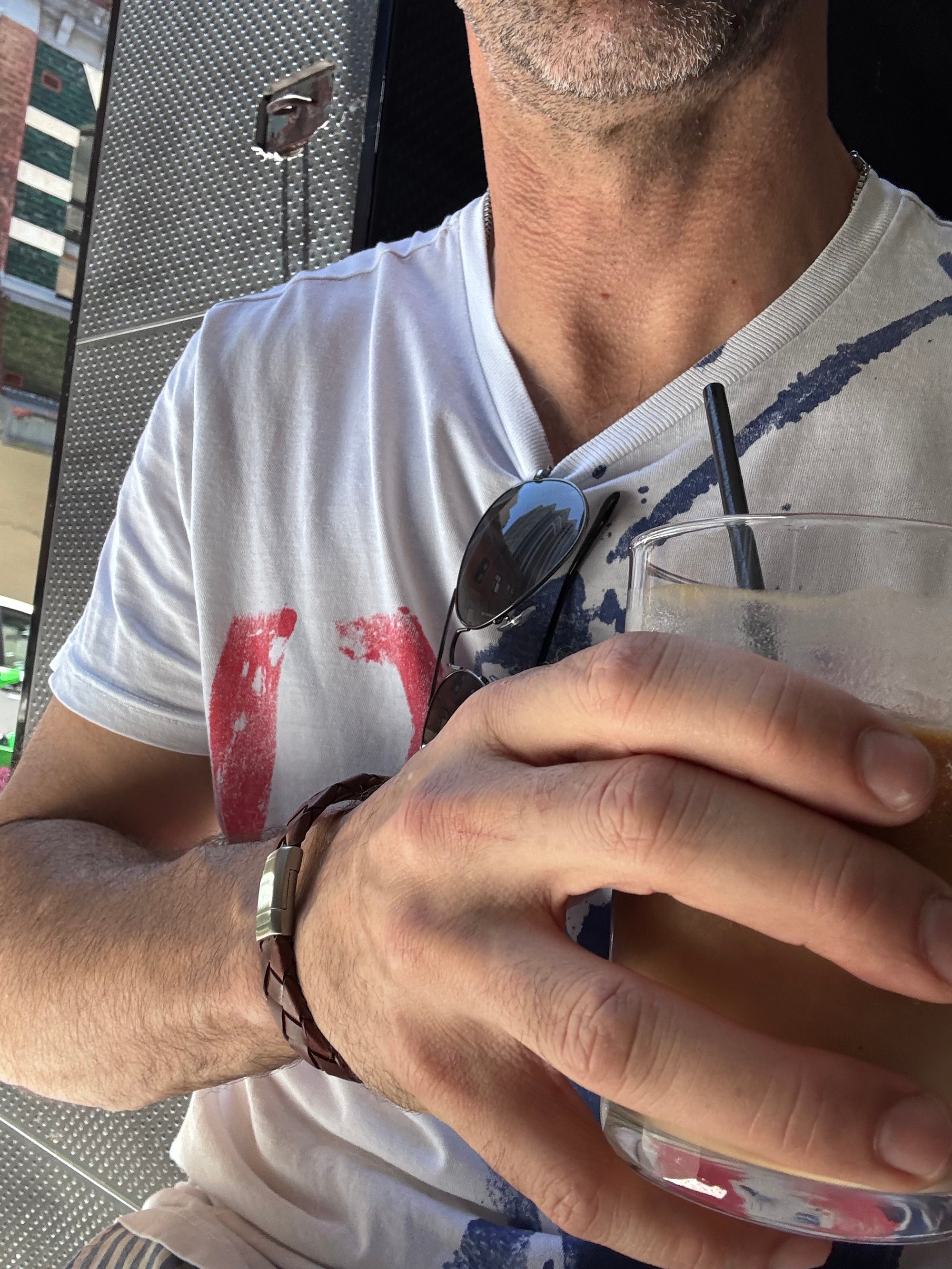 Cudworth Tobacco Brown Leather Bracelet