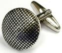 Round Mesh Pattern Cufflinks