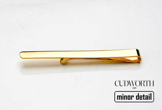 9 Ct Gold Skinny Tie Bar by Cudworth
