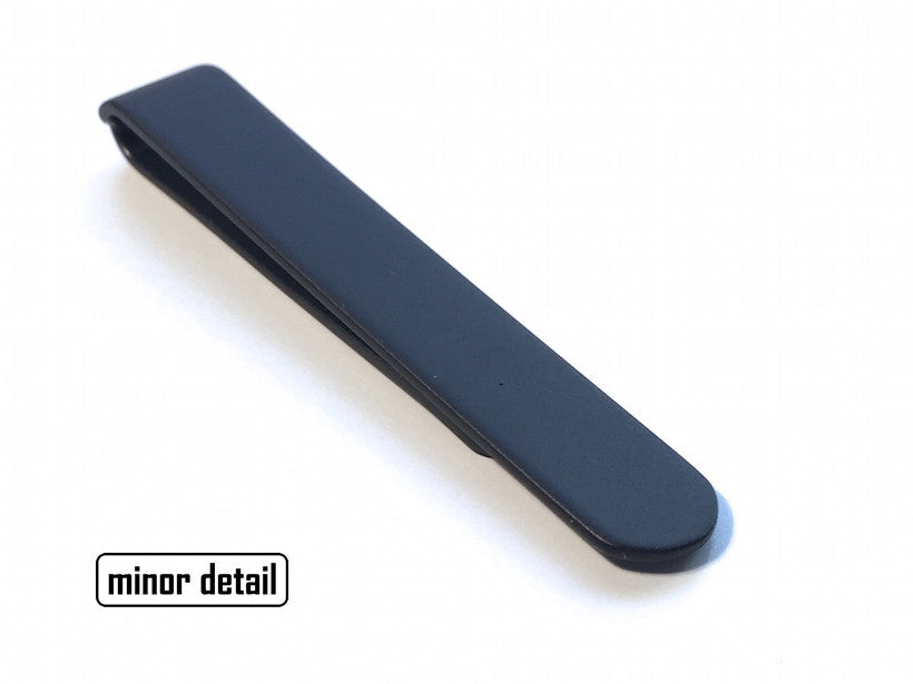 Black Slim Tie Bar