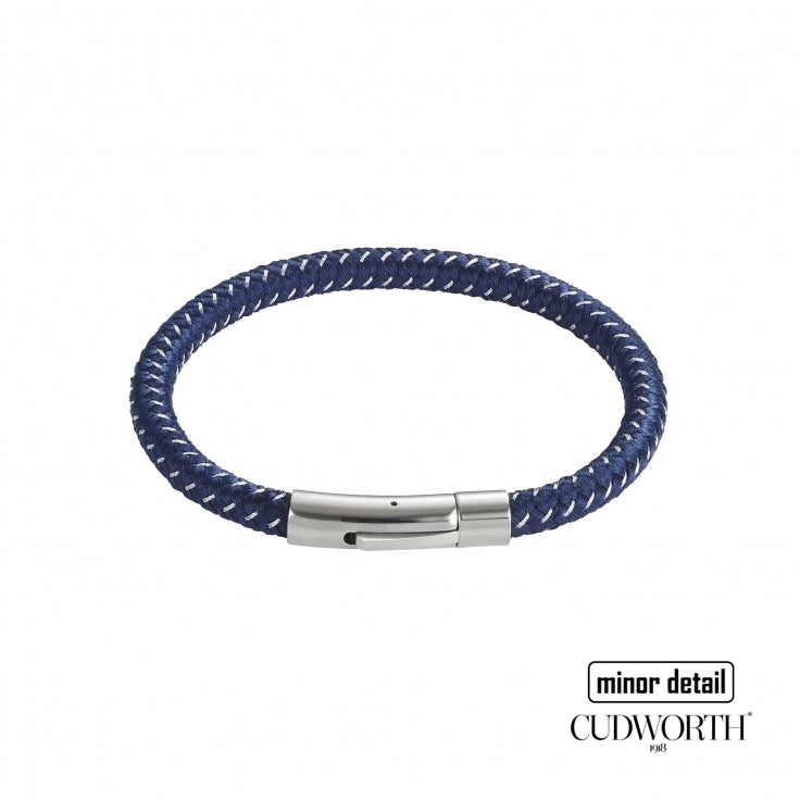 Men's Blue Cable Weave Bracelet by Cudworth Jewellery Australia