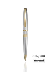 Mens Gold Pen with Silver Base
