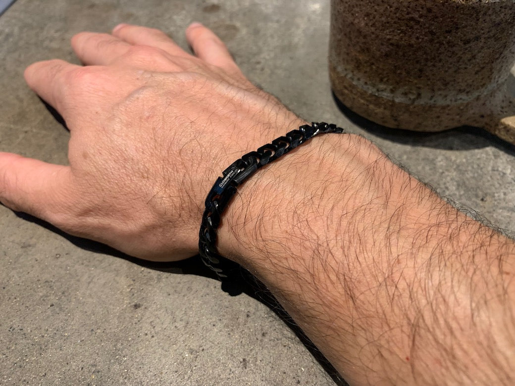 IP Black Chain Bracelet