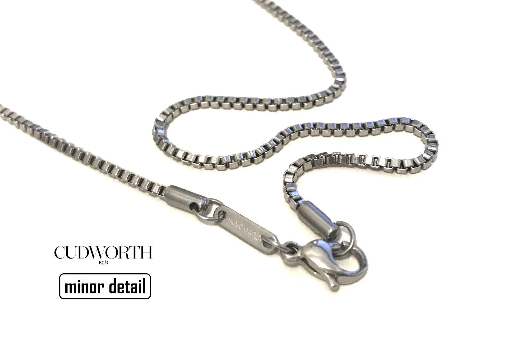 Box Chain Necklace for Men by Cudworth