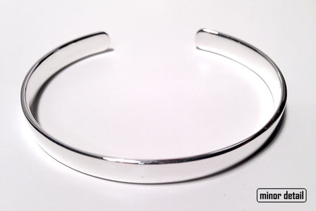 Mens Sterling Silver Cuff Bracelet for Men