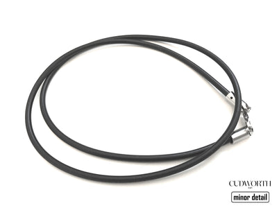 Cudworth Thin Rubber Necklace for Men