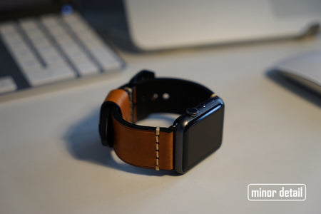 Brown Leather Apple Watch Band 42mm