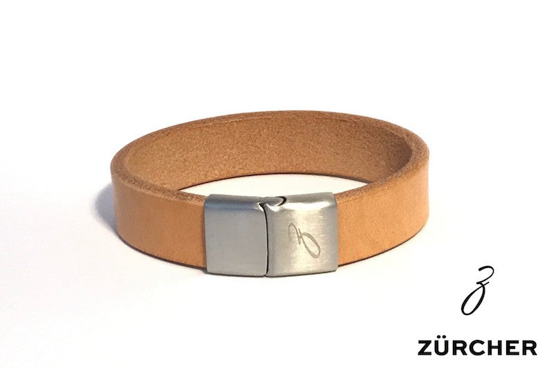 Natural Leather Bracelet by ZÜRCHER