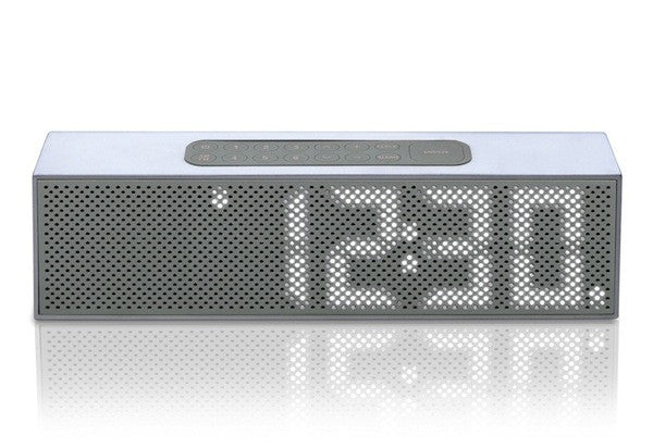 Titanium LED Clock Radio by Lexon